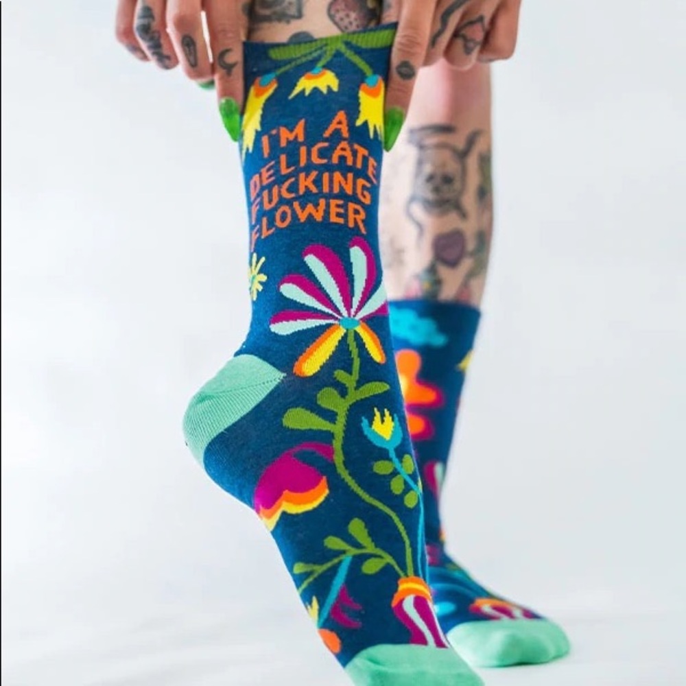 Feminist Novelty Crew Socks